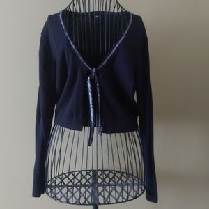 Mexx, Size M/L, Black Metropolitan Cotton Cardigan